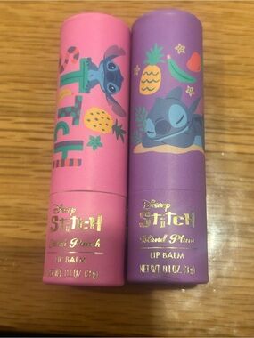 Disney Stitch Lip Balms 🍍 🍓 🍌 🍃